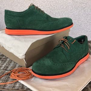 Cole Haan Lunargrand Suede Wingtip Men’s sz12